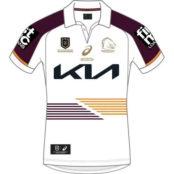 Brisbane Broncos 2025 Kids Premiers Jersey - SPORTFIRST HERVEY BAY