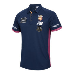 Brisbane Lions 2025 Premiers Mens Media Polo