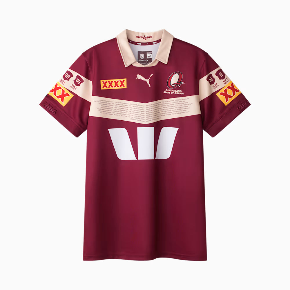 QLD Maroons 2026 Captains Run Jersey - SPORTFIRST HERVEY BAY