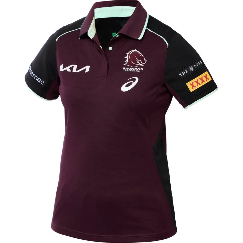 Brisbane Broncos 2025 Womens Training Polo - SPORTFIRST HERVEY BAY