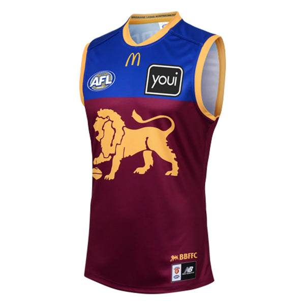Brisbane Lions 2025 Mens Home Guernsey SPORTFIRST HERVEY BAY