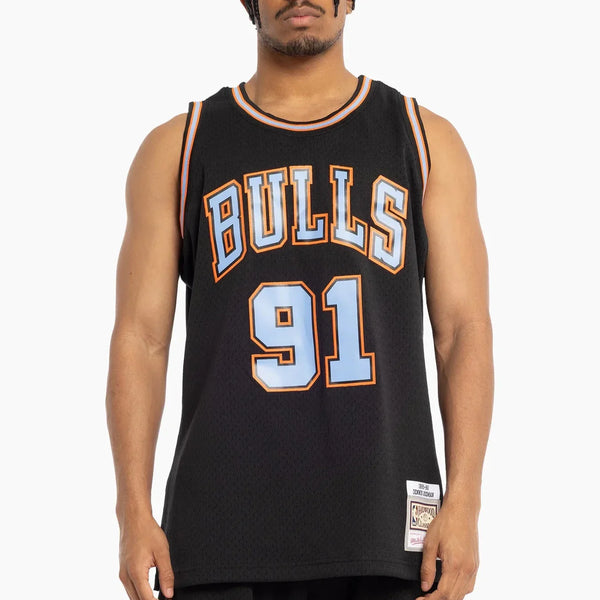 Dennis Rodman Chicago Bulls Maxxed Out 97-98 HWC Swingman Jersey