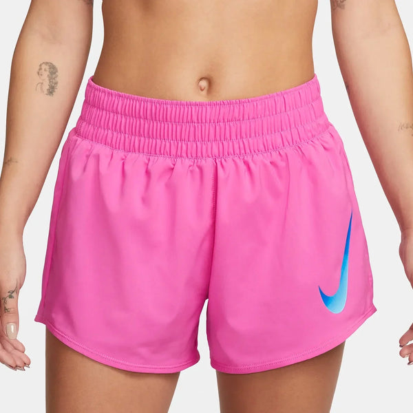 Nike Swoosh Womens Brief-Lined Running Shorts SPORTFIRST HERVEY BAY