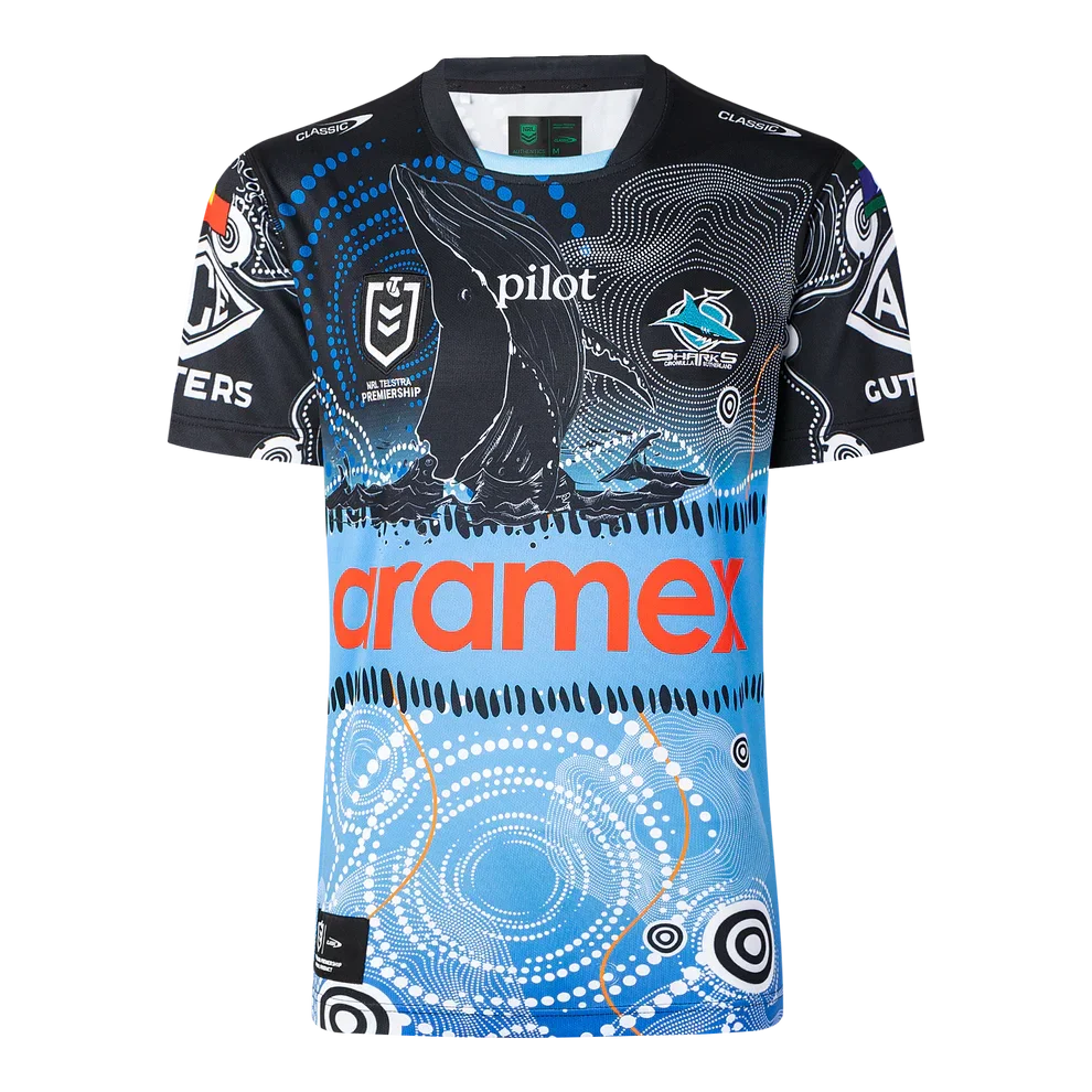Sharks 2025 Mens Indigenous Jersey SPORTFIRST HERVEY BAY