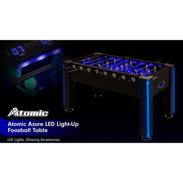 Atomic Azure LED Foosball Table SPORTFIRST HERVEY BAY