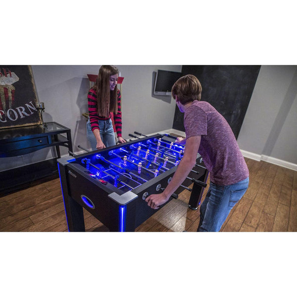 Atomic Azure LED Foosball Table SPORTFIRST HERVEY BAY