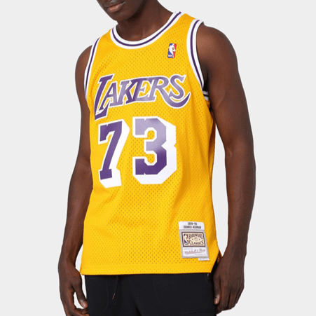 Mitchell & Ness Los Angeles Lakers Dennis Rodman #73 '98 -'99 Home