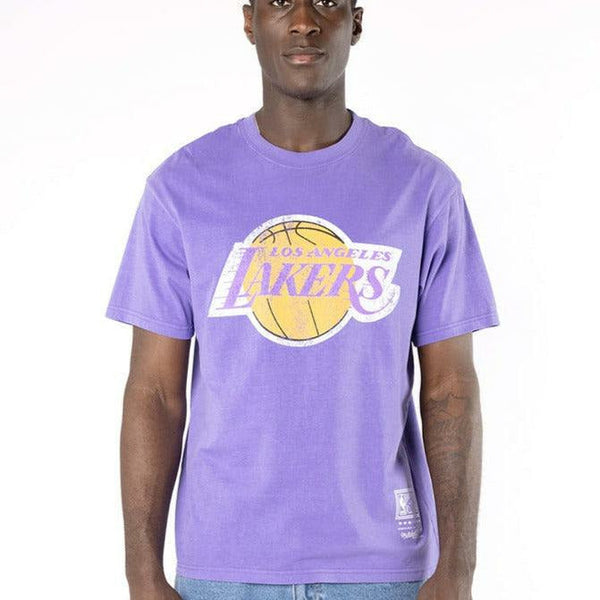 Mitchell & Ness Vintage Cracked Tee Los Angeles Lakers