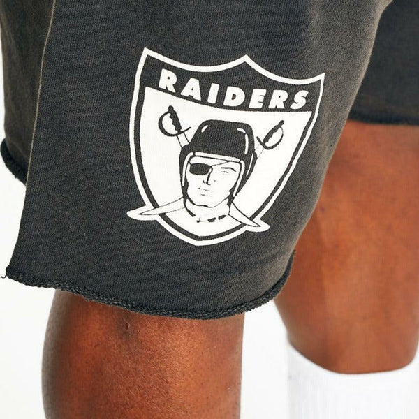 Mitchell Ness Oakland Raiders NFL Raw Edge Shorts SPORTFIRST