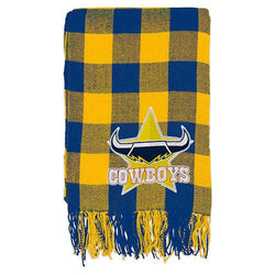 North Queensland Cowboys Tartan Throw
