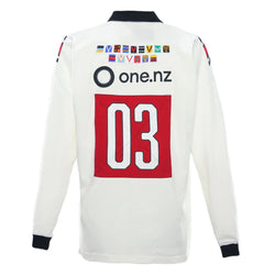 New Zealand Warriors 2026 Mens 03 Fauxback Traditional Polo