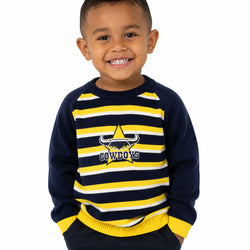 North QLD Cowboys Kids Crossbar Knit Jumper