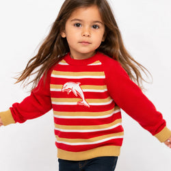 Dolphins Kids Crossbar Knit Jumper