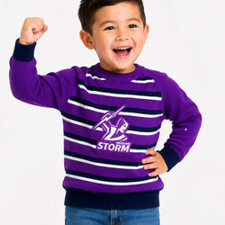 Melbourne Storm Kids Crossbar Knit Jumper
