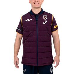 Brisbane Broncos 2026 Mens Puffer Vest