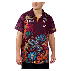 Brisbane Broncos 2026 Mens Indigenous Polo