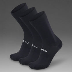 2XU 3 Pack Crew Socks - SPORTFIRST HERVEY BAY