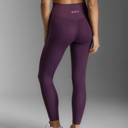 2XU Womens Ribbed Hi-Rise Compression Tights - SPORTFIRST HERVEY BAY