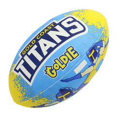Steeden Gold Coast Titans Mascot Supporter Football