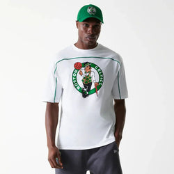 New Era - Boston Celtics National Basketball Association Piping Oversized Tee