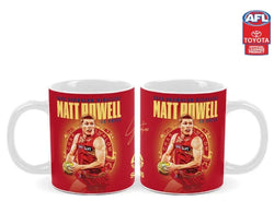 Gold Coast Suns 2025 Brownlow Medalist Matt Rowell Coffee Mug