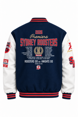 Sydney Roosters Adidas 2026 Mens Premiers Varsity Jacket