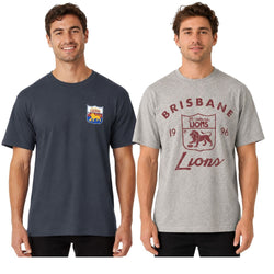 Brisbane Lions 2 Pack Vintage Tees