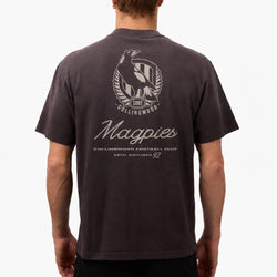 Collingwood Magpies Sunbleached Vintage Mens Tee