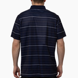 Geelong Cats Mens Striped Polo