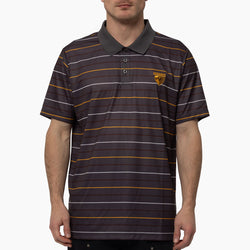 Hawthorn Hawks Mens Striped Polo