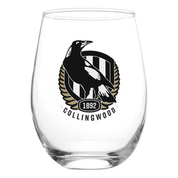 Collingwood Magpies 550ml Globe Glass