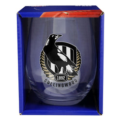 Collingwood Magpies 550ml Globe Glass