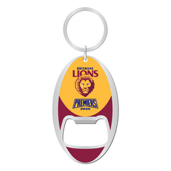 Brisbane Lions 2025 Premiers Bottle Opener Keyring