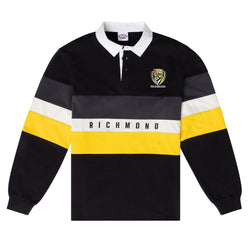 Richmond Tigers Mens Paneled Rugby Top