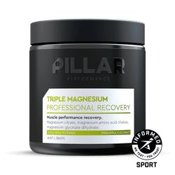 Pillar Performance 200g Jar Triple Magnesium Professional Recovery Powder