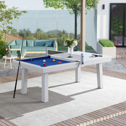 Aura 3 in 1 Outdoor 7ft Slate Pool Table