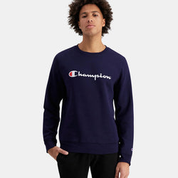 Champion Mens Script Crew