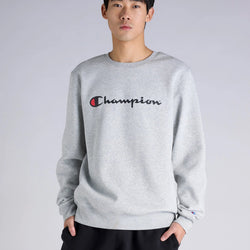 Champion Mens Script Crew