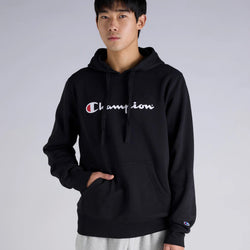 Champion Mens Script Hoodie