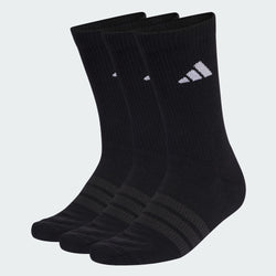 Adidas 3 Pack Cushioned Essential Crew Socks