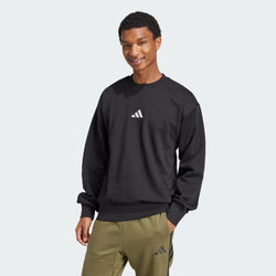 Adidas Essentials Feel Cozy Mens Fleece Sweatshirt