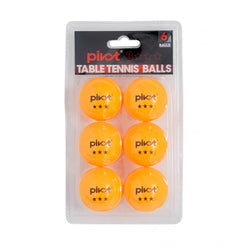 Pivot Table Tennis Balls 6pk - Orange