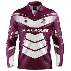 Manly Sea Eagles Cyber Fishing Shirt