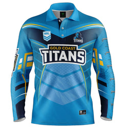 Gold Coast Titans Cyber Fishing Shirt