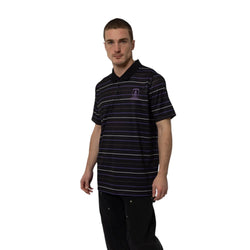 Fremantle Dockers Mens Striped Polo
