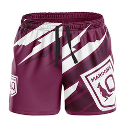 QLD Maroons Ignition Kids Board Shorts