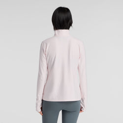 New Balance Sport Essentials Space Dye 1/4 Zip Womens Top
