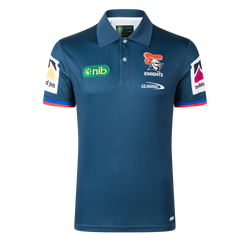Newcastle Knights 2026 Mens Media Polo