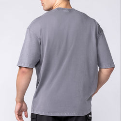 Muscle Nation Iron Skull Oversized Tee