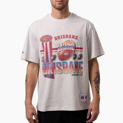 Mitchell & Ness Brisbane Lions Strike Through Tee